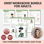 Grief And Loss Workbook, Healing Journal For Adults And Teens