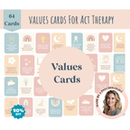 ACT Value Cards, Printable Values Exploration For Therapy And Growth