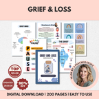 Grief & Loss Bundle, 200+ Pages, Healing Resources