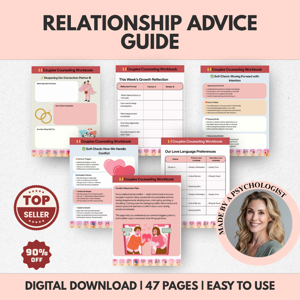 Relationship Workbook For Couples, Communication And Marriage Growth Guide