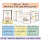 Nervous System Regulation Workbook, Somatic Exercises For Anxiety Relief