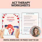ACT Therapy Workbook For Couples, Relationship Skills And Communication Tools