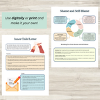 Healing From Trauma, Recovery Workbook, Instant Download
