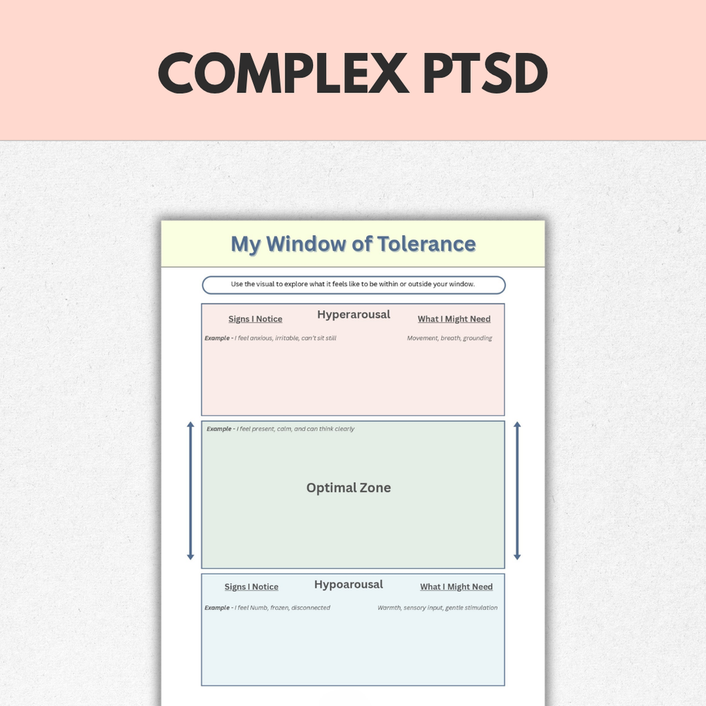 Complex PTSD Workbook, Complex Trauma Healing & Recovery, Instant Download