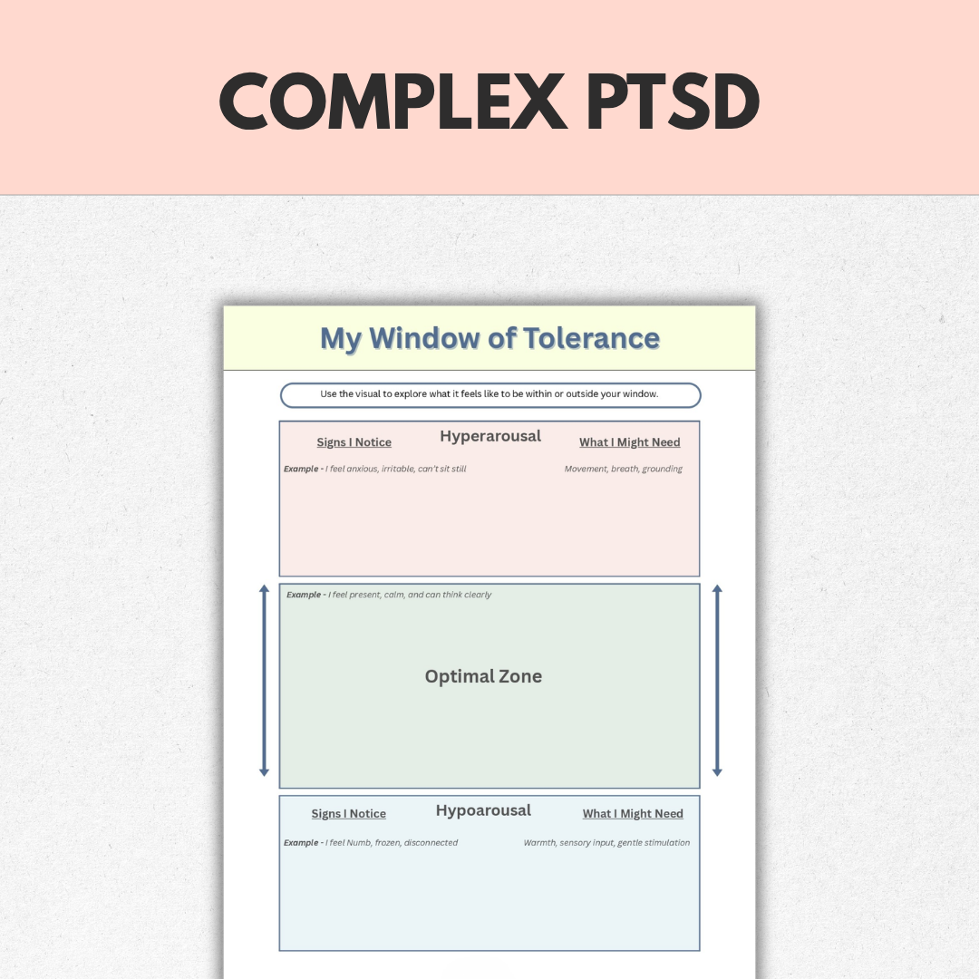 Complex PTSD Workbook, Complex Trauma Healing & Recovery, Instant Download