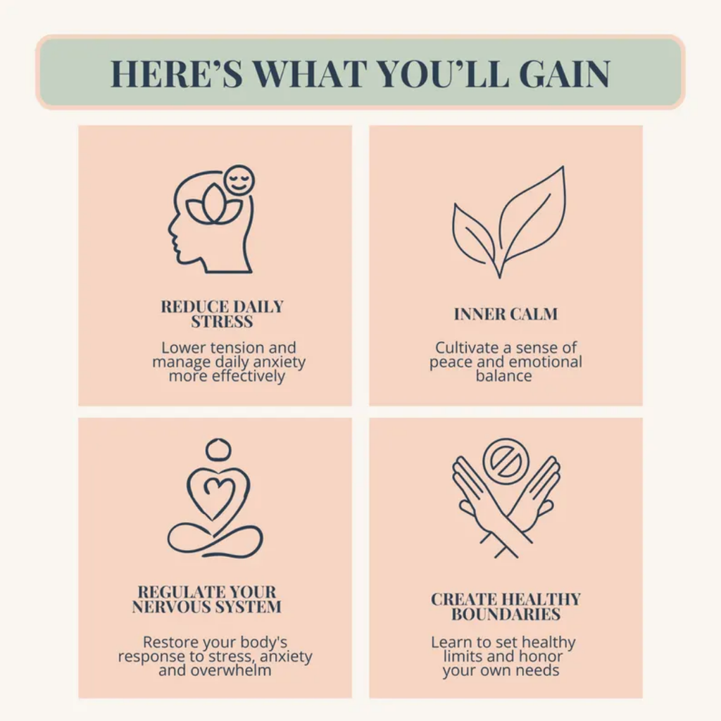 Nervous System Regulation Workbook, Somatic Exercises For Anxiety Relief
