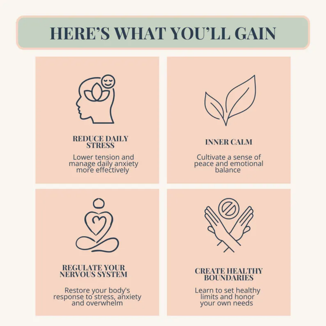 Nervous System Regulation Workbook, Somatic Exercises For Anxiety Relief