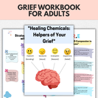 Grief And Loss Workbook, Healing Journal For Adults And Teens