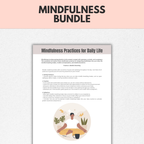 Mindfulness Bundle, Grounding Techniques, Calming Activities, Instant Download