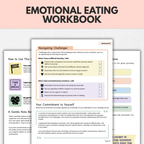 Emotional Eating Workbook, End Cravings With Mind Body Tools