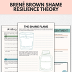 Brené Brown Shame Resilience Theory, Healthy Boundaries Toolkit for Adults