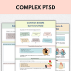 Complex PTSD Workbook, Complex Trauma Healing & Recovery, Instant Download