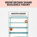 Brené Brown Shame Resilience Theory, Healthy Boundaries Toolkit for Adults