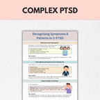 Complex PTSD Workbook, Complex Trauma Healing & Recovery, Instant Download