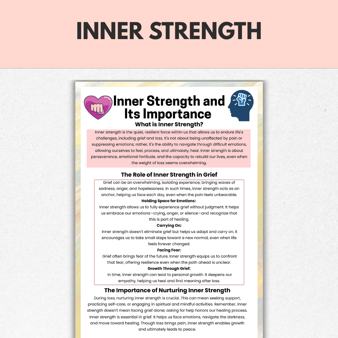Grief & Loss Bundle, 200+ Pages, Healing Resources