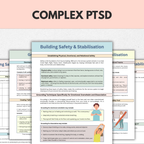 Complex PTSD Workbook, Complex Trauma Healing & Recovery, Instant Download