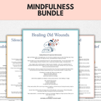 Mindfulness Bundle, Grounding Techniques, Calming Activities, Instant Download
